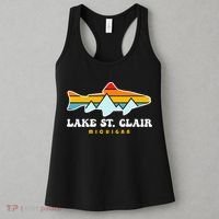 Lake St. Clair Fishing Michigan Fish Women's Tank Top thumb 3