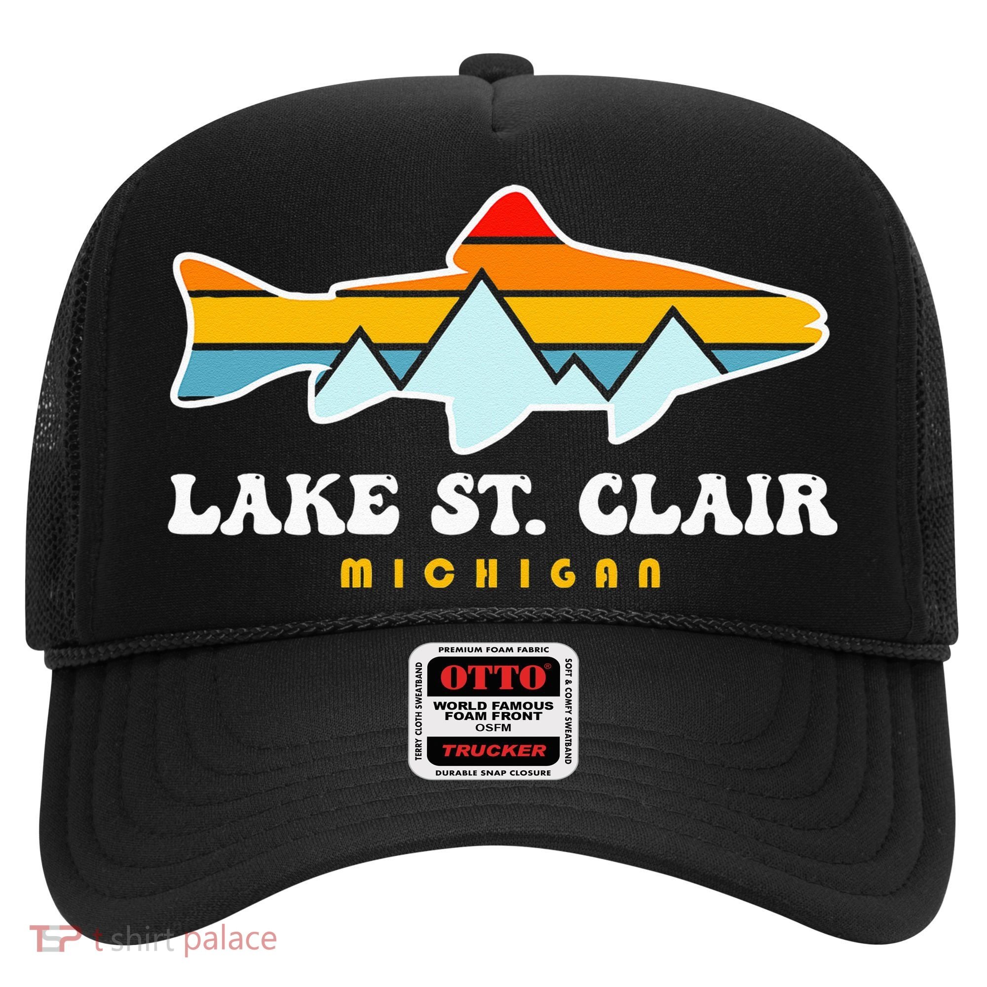 Lake St. Clair Fishing Michigan Fish Hat