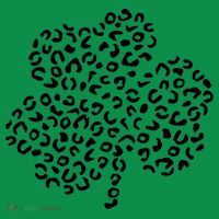 Leopard Shamrock Cute Lucky Clover St Patrick's Day Irish Toddler Hoodie thumb 2