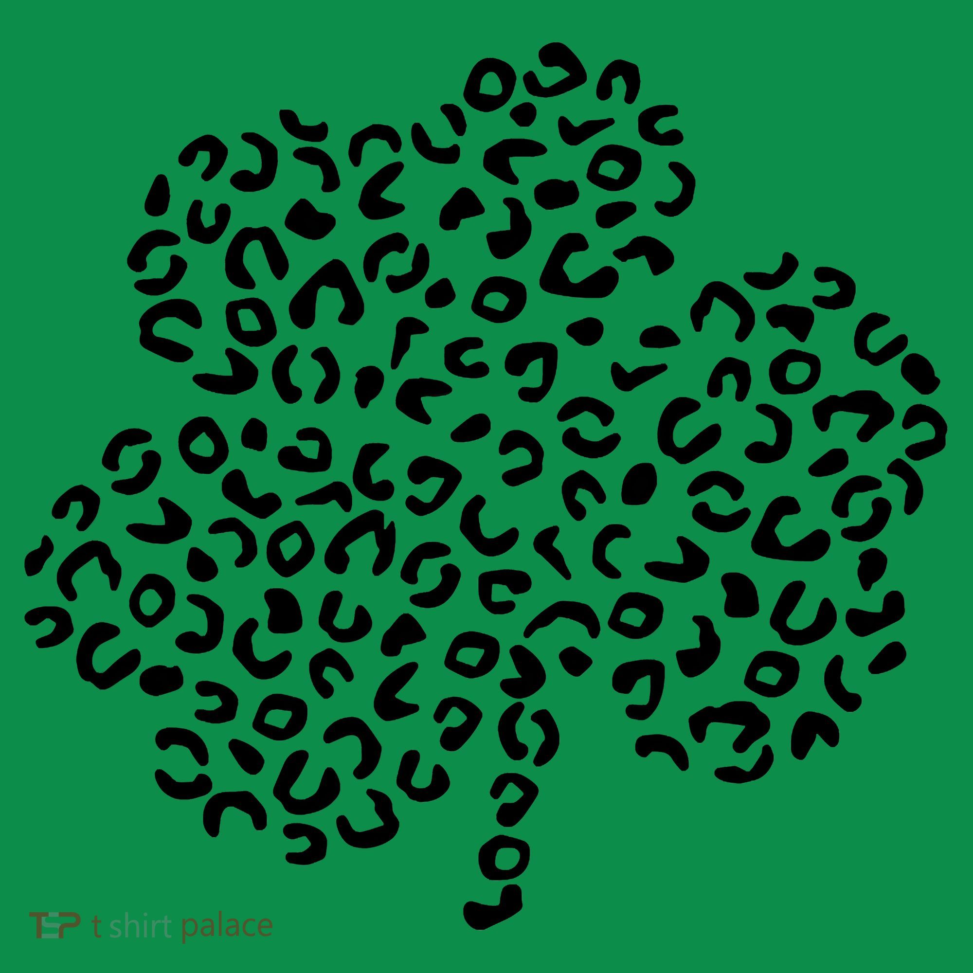 Leopard Shamrock Cute Lucky Clover St Patrick's Day Irish Toddler Hoodie