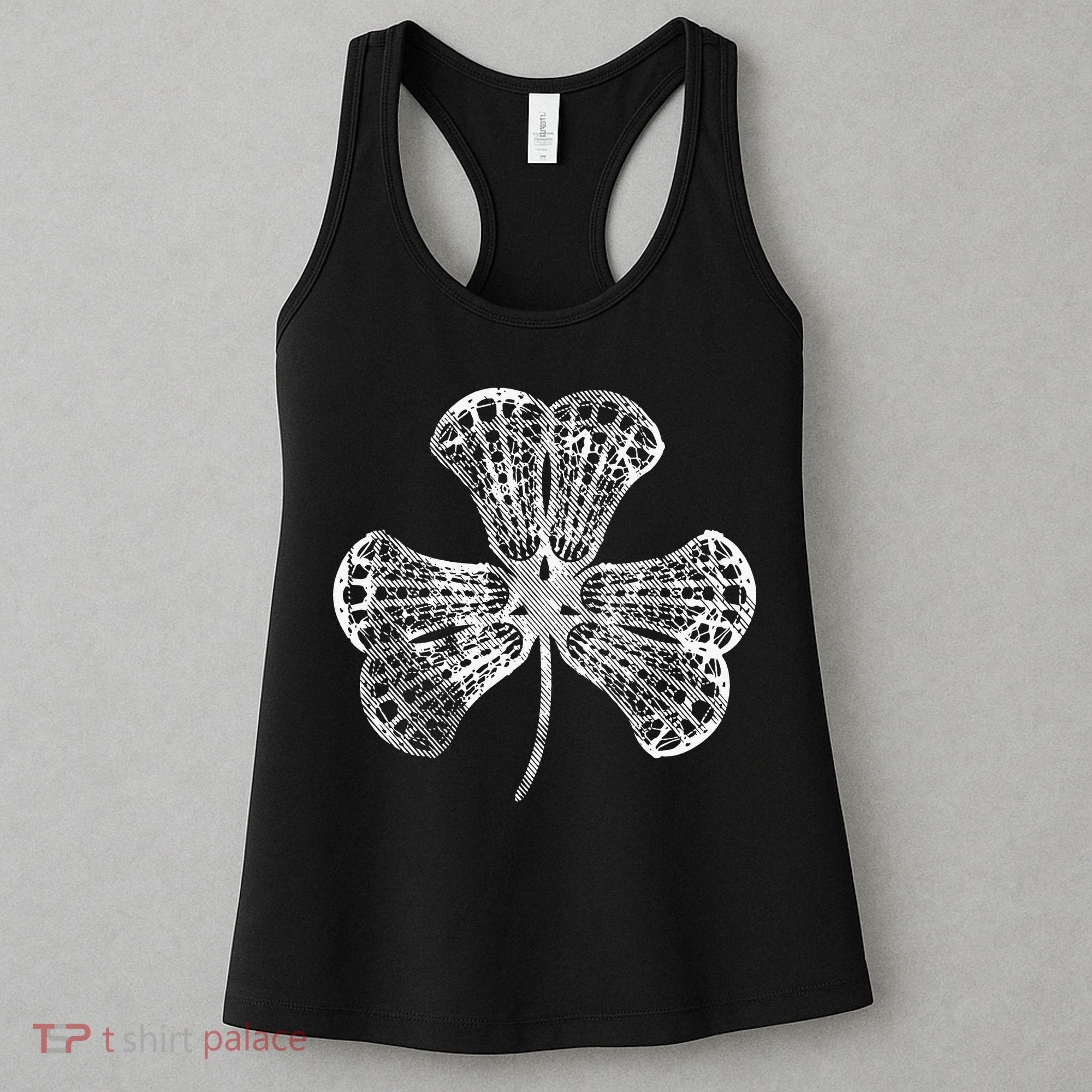 Lacrosse Shamrock Clover St Patricks Day Player Coach Gift Women's Tank Top