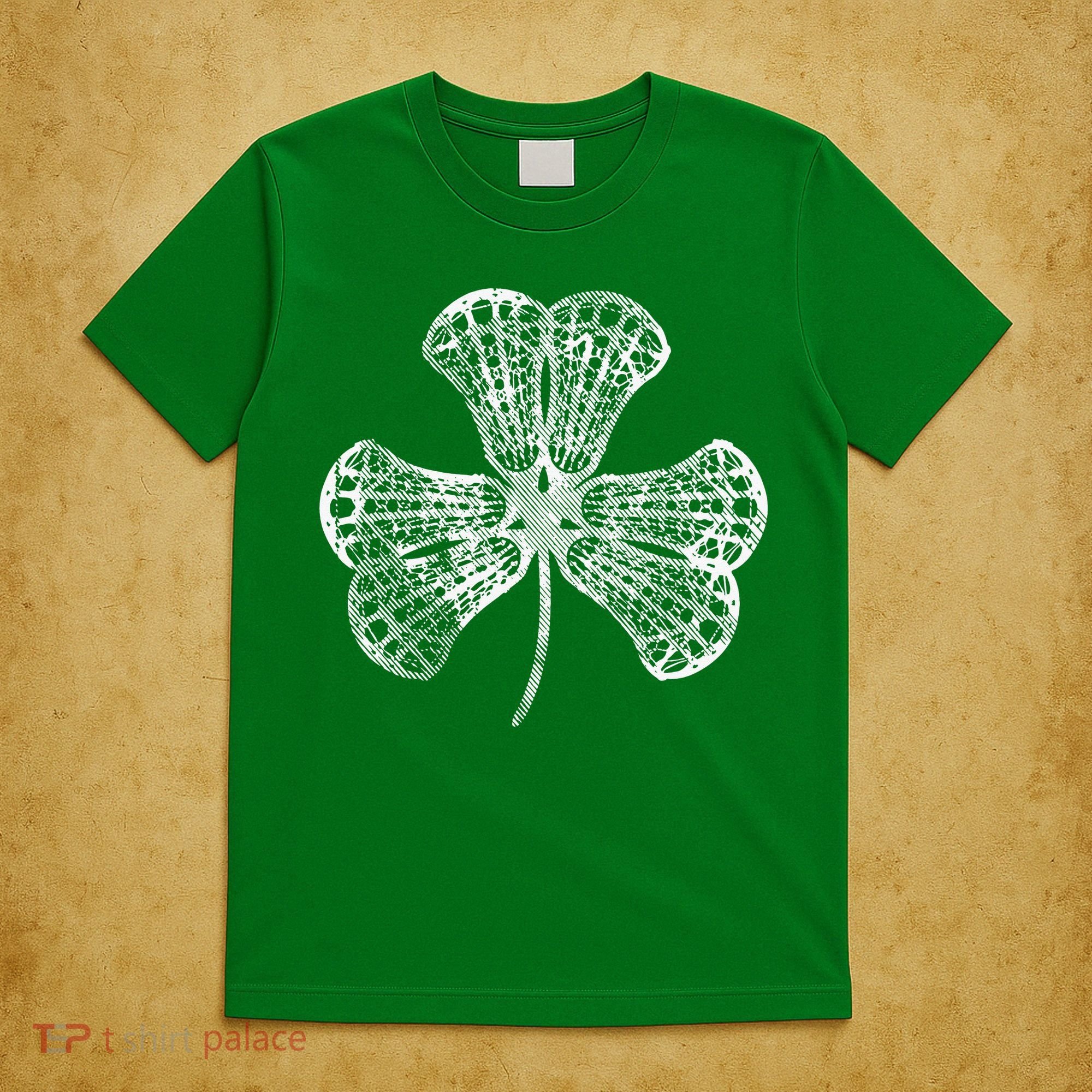 Lacrosse Shamrock Clover St Patricks Day Player Coach Gift T-Shirt