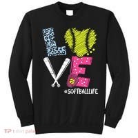 Love Softball Coach Player Softball Life Sweatshirt thumb 0