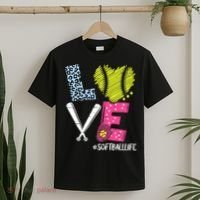 Love Softball Coach Player Softball Life T-Shirt thumb 2