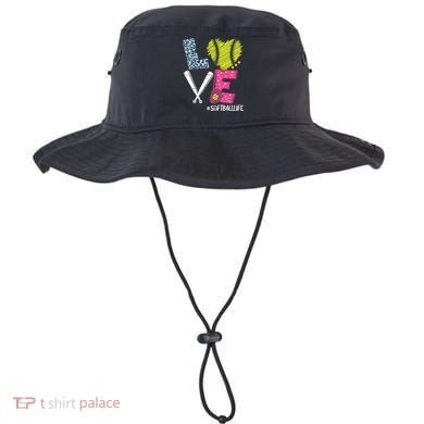 Love Softball Coach Player Softball Life Bucket Hat