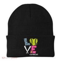 Love Softball Coach Player Softball Life Beanie thumb 0