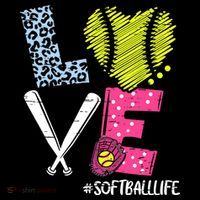 Love Softball Coach Player Softball Life Mousepad thumb 1