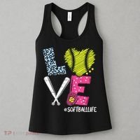 Love Softball Coach Player Softball Life Women's Tank Top thumb 3