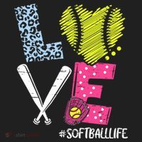 Love Softball Coach Player Softball Life Hat thumb 2