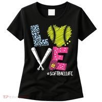 Love Softball Coach Player Softball Life Women's T-Shirt thumb 0