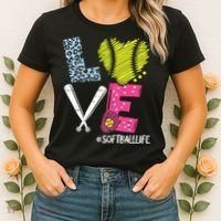 Love Softball Coach Player Softball Life Women's T-Shirt thumb 2