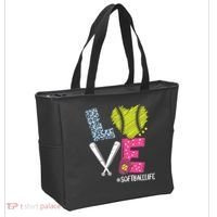 Love Softball Coach Player Softball Life Tote Bag thumb 2