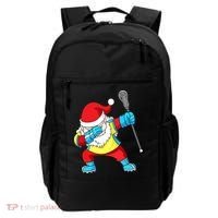 Lacrosse Santa Claus Christmas Dabbing Backpack thumb 0