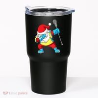Lacrosse Santa Claus Christmas Dabbing Tumbler thumb 0