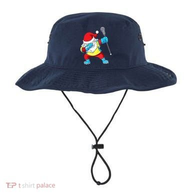 Lacrosse Santa Claus Christmas Dabbing Bucket Hat