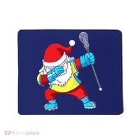 Lacrosse Santa Claus Christmas Dabbing Mousepad thumb 0