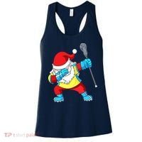 Lacrosse Santa Claus Christmas Dabbing Women's Tank Top thumb 0