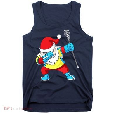 Lacrosse Santa Claus Christmas Dabbing Tank Top