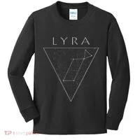 Lyra Star Constellation Lyran Starseed Kids Long Sleeve Shirt thumb 0