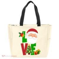 Love Santa Claus Christmas Holiday Cute Tote Bag thumb 0