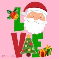 Love Santa Claus Christmas Holiday Cute Coaster thumb 2