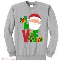 Love Santa Claus Christmas Holiday Cute Sweatshirt thumb 0