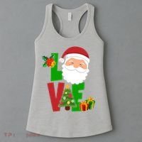 Love Santa Claus Christmas Holiday Cute Women's Tank Top thumb 3