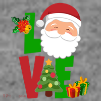 Love Santa Claus Christmas Holiday Cute Baby Bodysuit thumb 2