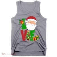 Love Santa Claus Christmas Holiday Cute Tank Top thumb 0