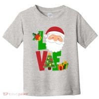 Love Santa Claus Christmas Holiday Cute Toddler T-Shirt thumb 0
