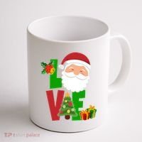 Love Santa Claus Christmas Holiday Cute Coffee Mug thumb 1