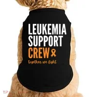 Leukemia Support Crew Together We Fight Doggie Tank thumb 0