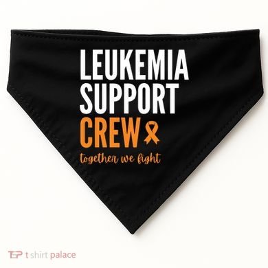 Leukemia Support Crew Together We Fight USA-Made Doggie Bandana