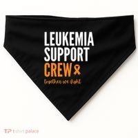 Leukemia Support Crew Together We Fight USA-Made Doggie Bandana thumb 0