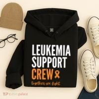 Leukemia Support Crew Together We Fight Hoodie thumb 4