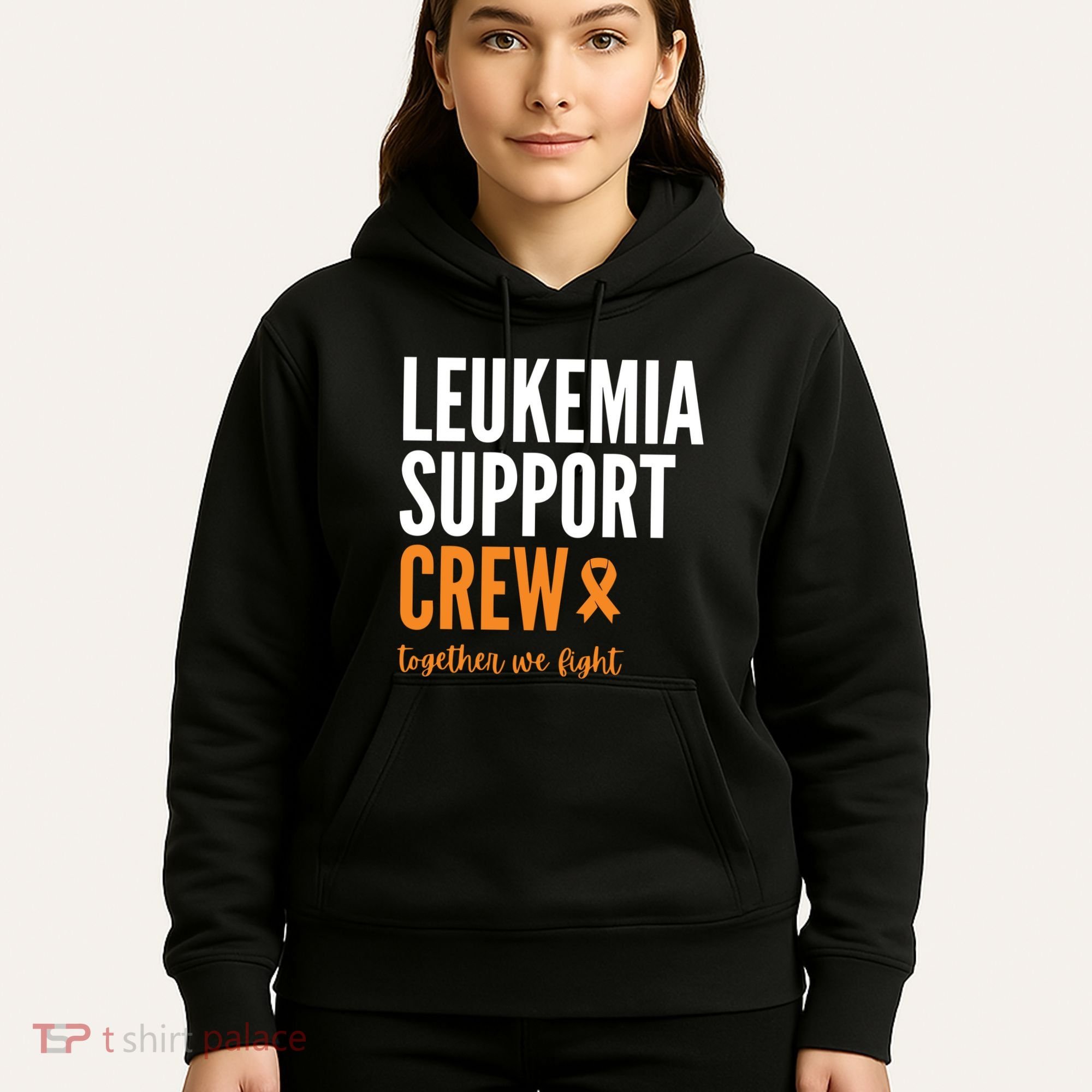 Leukemia Support Crew Together We Fight Hoodie