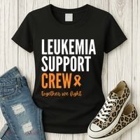 Leukemia Support Crew Together We Fight Women's T-Shirt thumb 3
