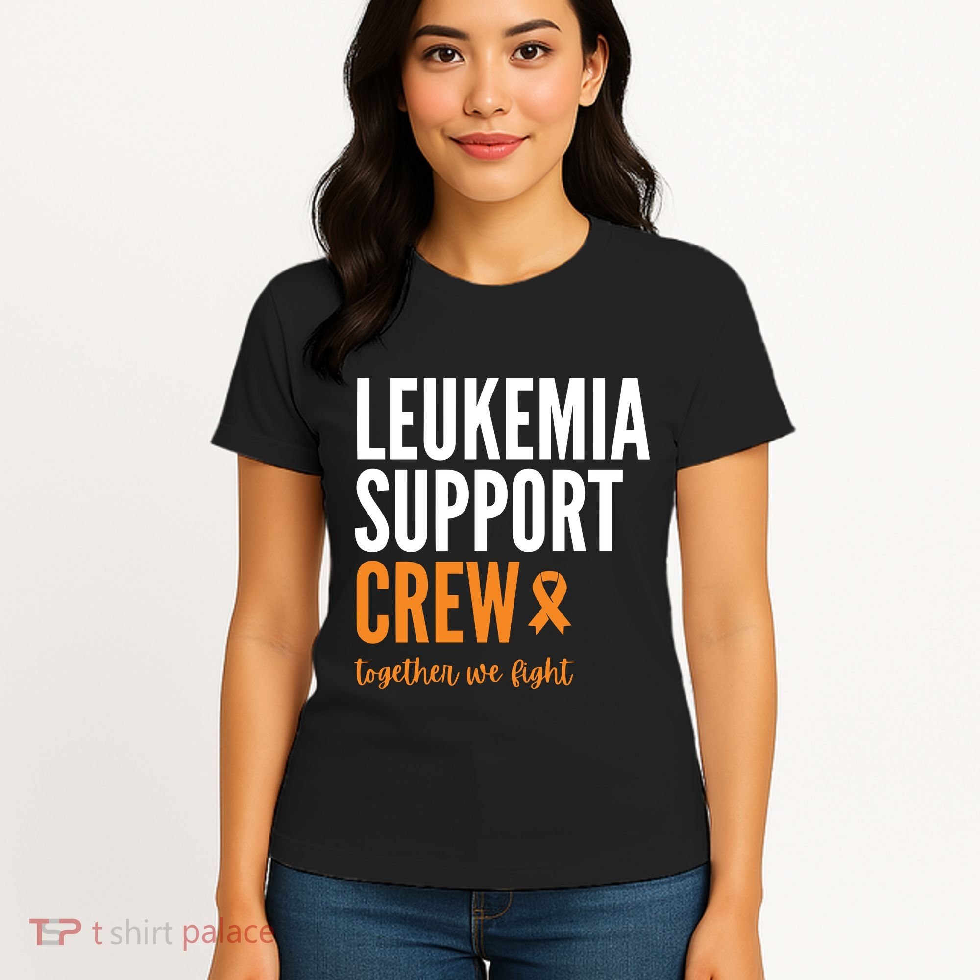 Leukemia Support Crew Together We Fight Women's T-Shirt