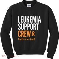 Leukemia Support Crew Together We Fight Kids Sweatshirt thumb 0