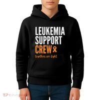 Leukemia Support Crew Together We Fight Kids Hoodie thumb 4