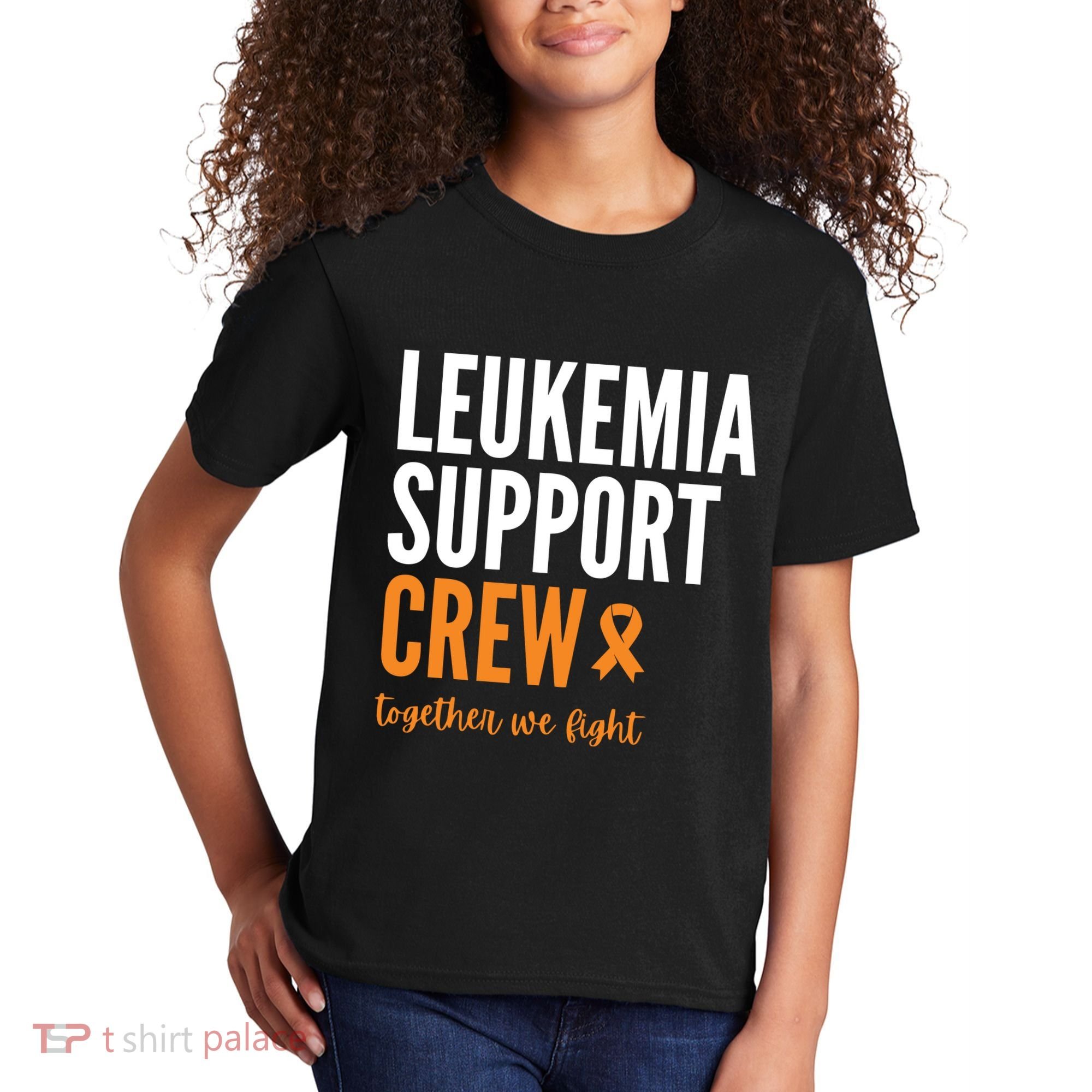 Leukemia Support Crew Together We Fight Kids T-Shirt