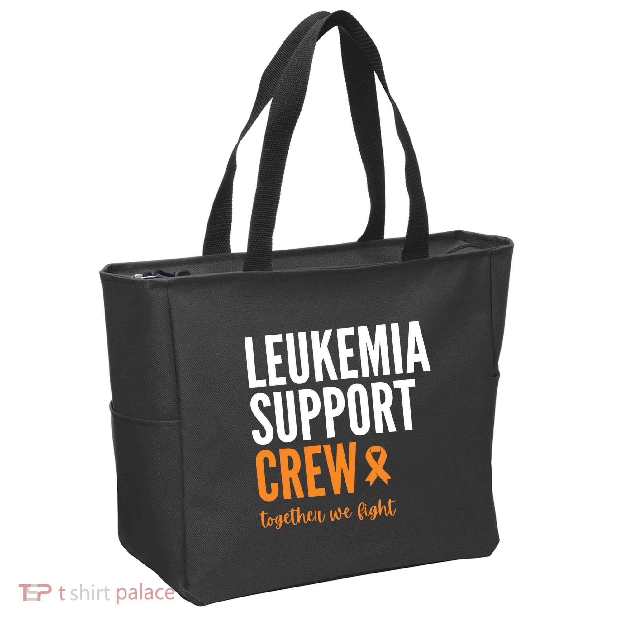 Leukemia Support Crew Together We Fight Tote Bag