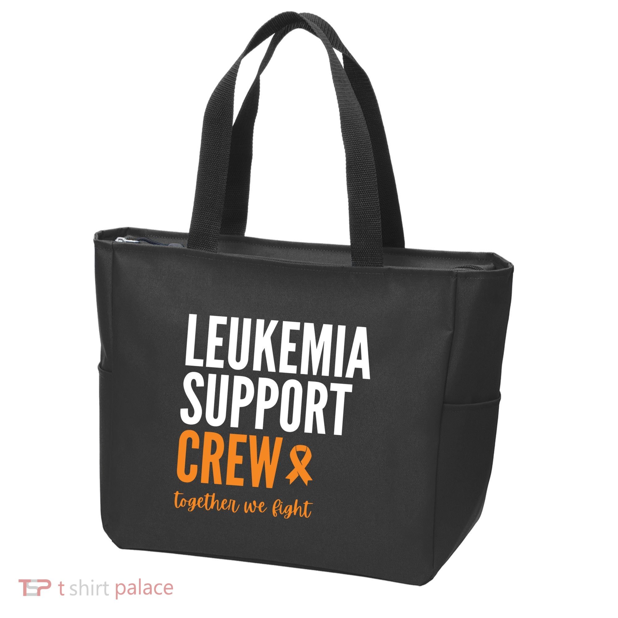 Leukemia Support Crew Together We Fight Tote Bag