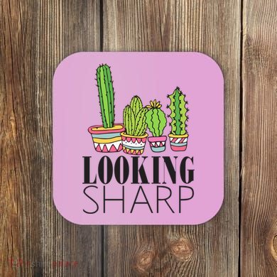 Looking Sharp Cactus For Cute Plant Cacti Gift Coaster