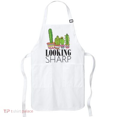 Looking Sharp Cactus For Cute Plant Cacti Gift Apron