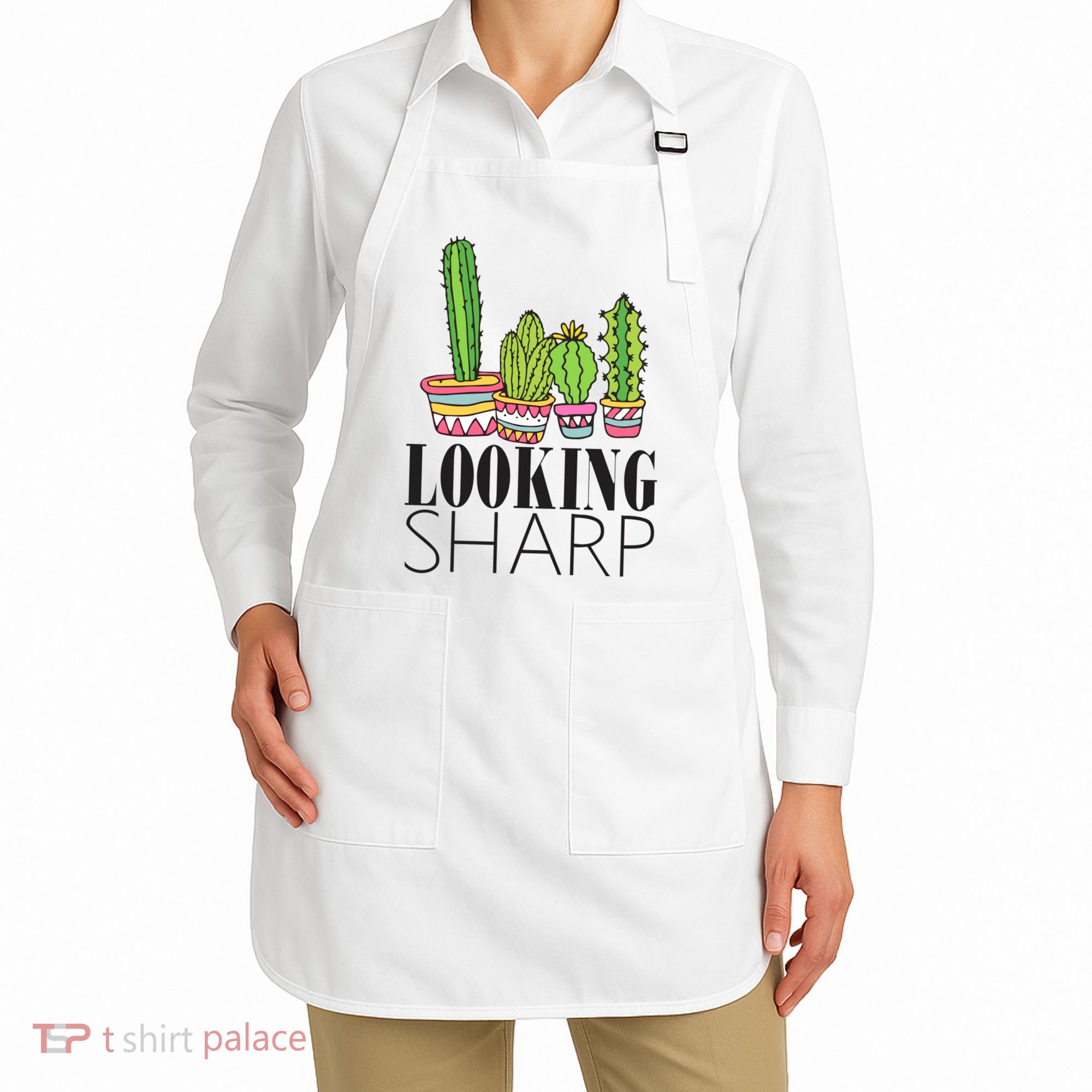Looking Sharp Cactus For Cute Plant Cacti Gift Apron