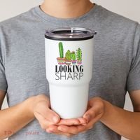 Looking Sharp Cactus For Cute Plant Cacti Gift Tumbler thumb 2