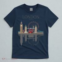 London Souvenir City Vintage British UK Gift T-Shirt thumb 5