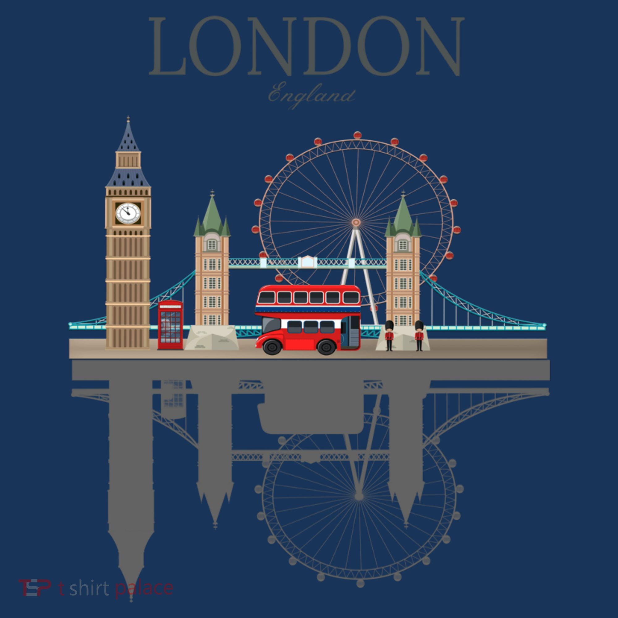 London Souvenir City Vintage British UK Gift T-Shirt