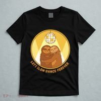 Let's Slow Dance Forever Funny Sloth T-Shirt thumb 5